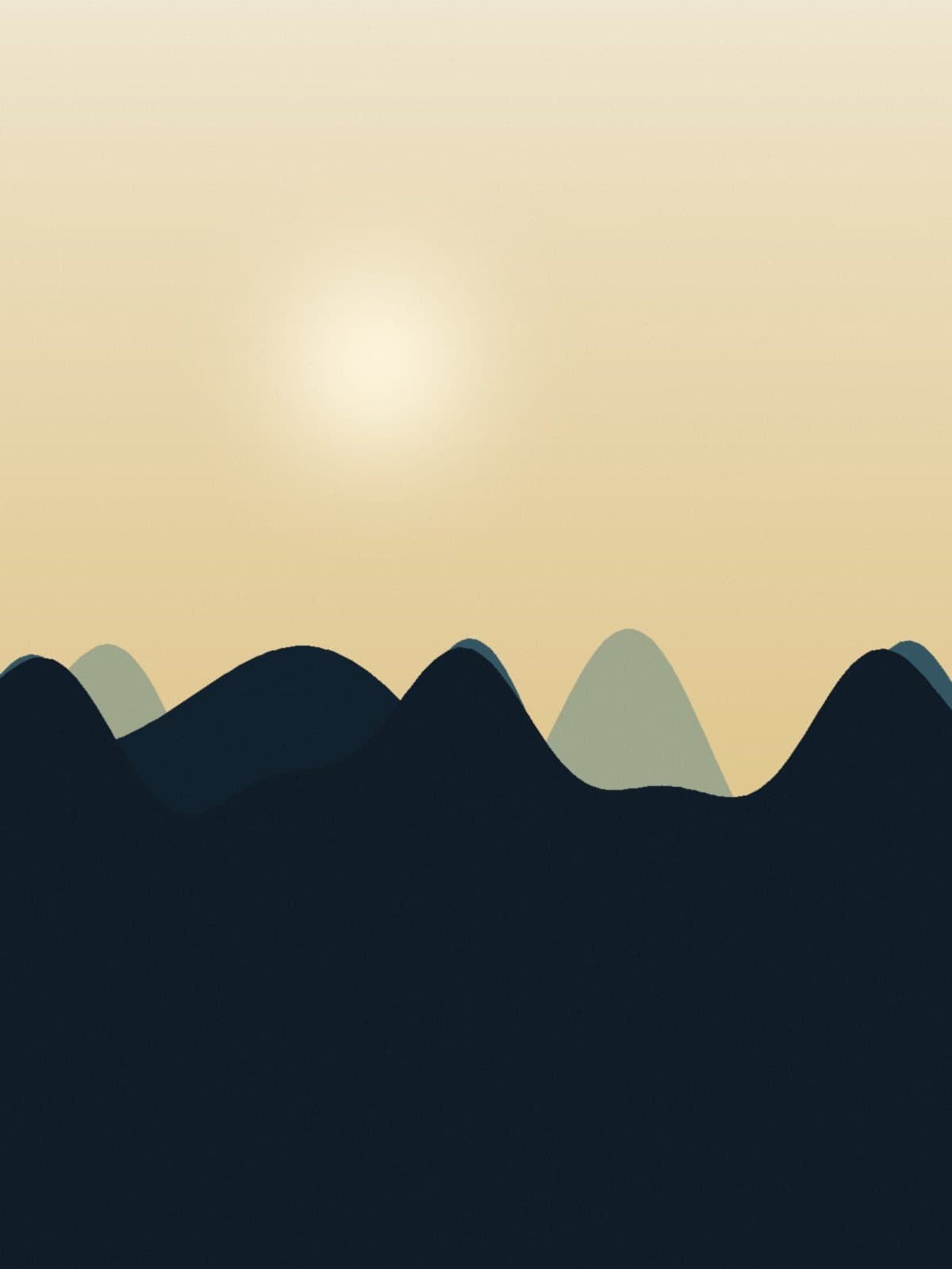 A kitchen at first light