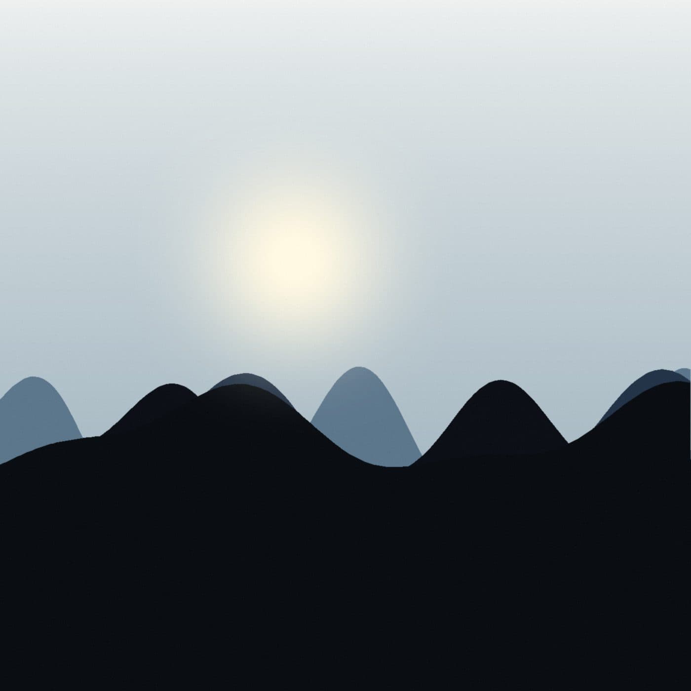 The water channel at dawn